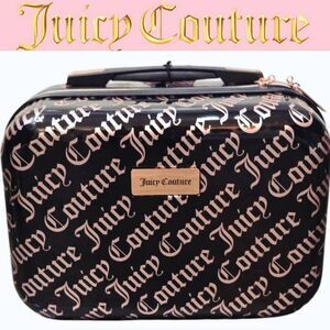 Juicy Couture Chelsie Collection Signature Logo Hard Side Travel Cosmetic Case
